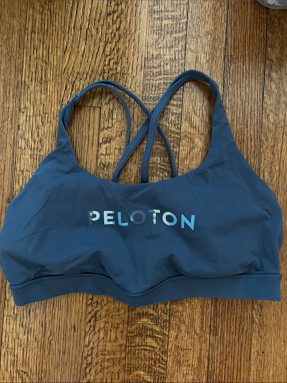 Peloton Women's lululemon energy Bra - Teal Blue